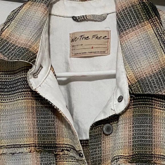 Free People Annelli Plaid Oversized Shacket - Picture 4 of 4